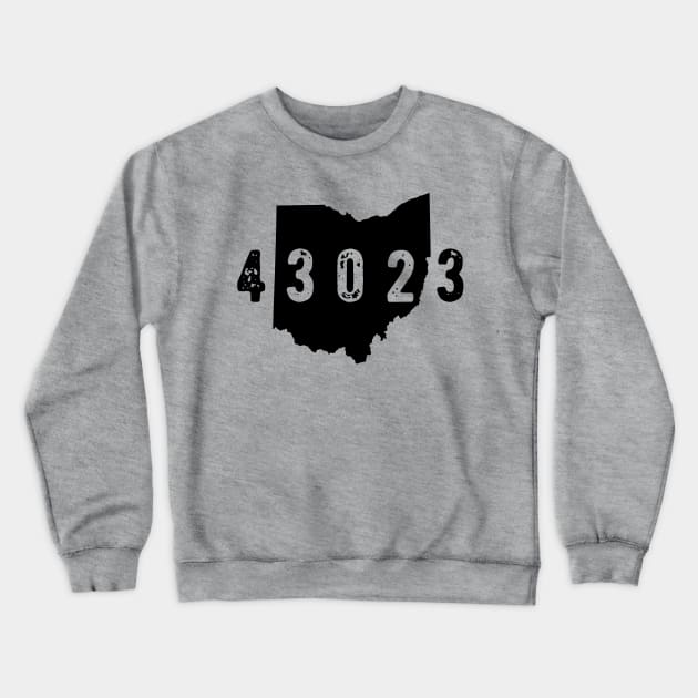 43023 Zip Code Granville Columbus Ohio Crewneck Sweatshirt by OHYes